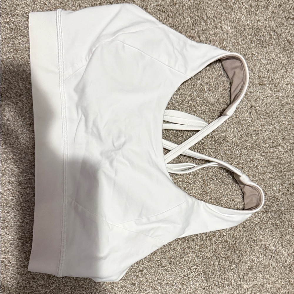 Lululemon Athletica White Sports Bra